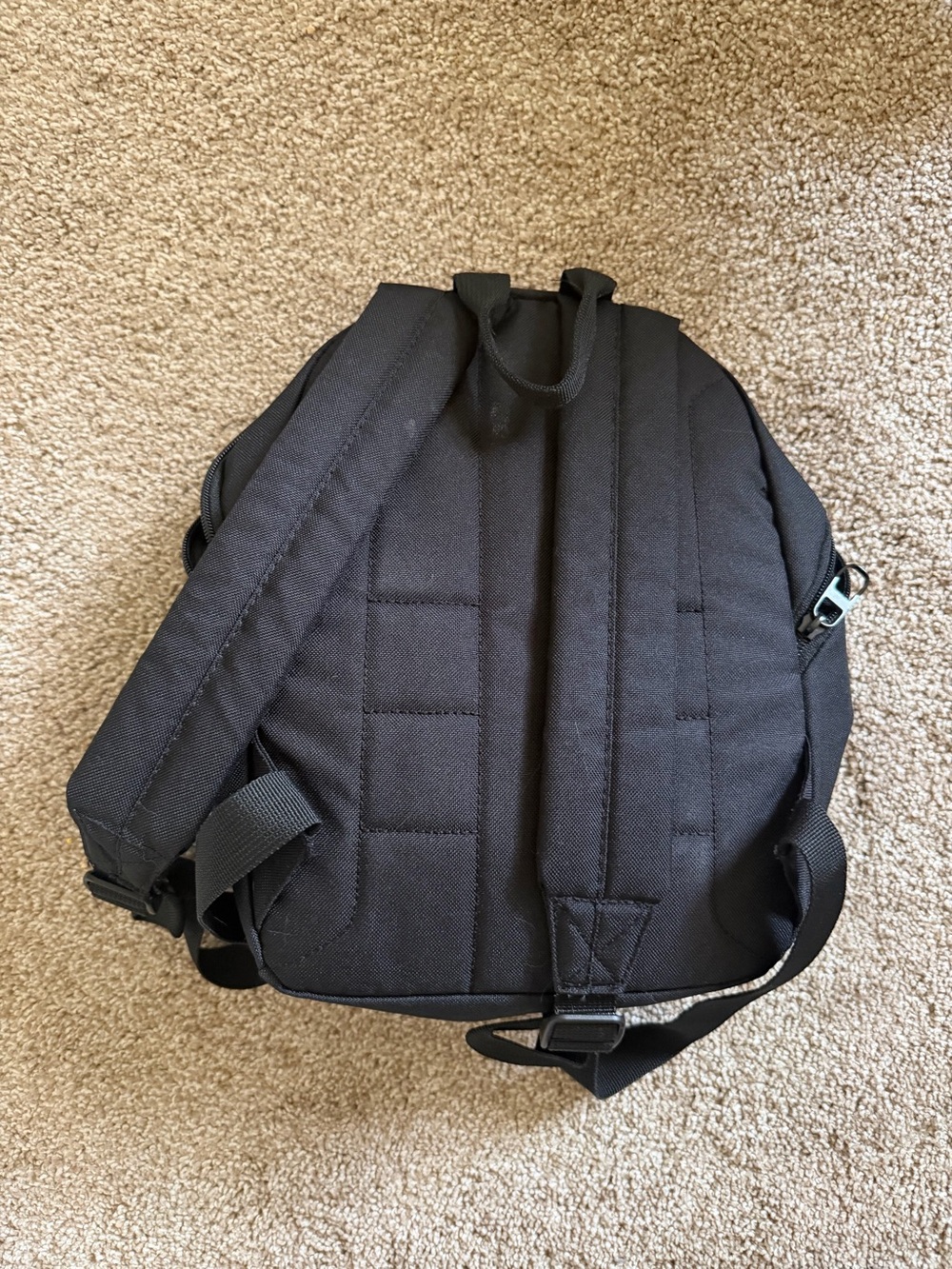 adidas Black Mini Trefoil Backpack - Picture 2 of 2